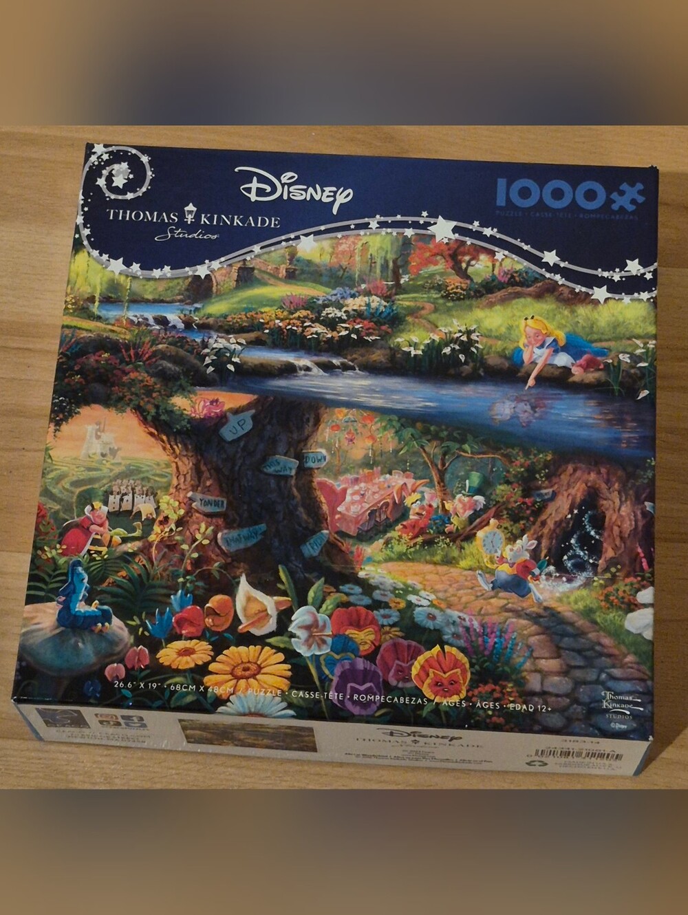 Thomas Kinkade Disney Alice in Wonderland Puzzle